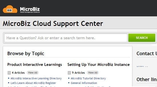 October 2015 – Best Ways to Contact MicroBiz Cloud Support