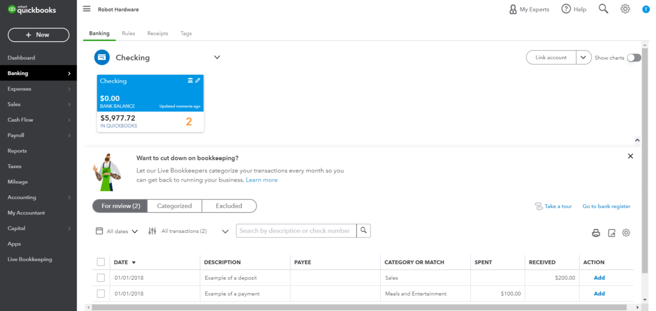 delete multiple downloaded transactions in quickbooks for mac