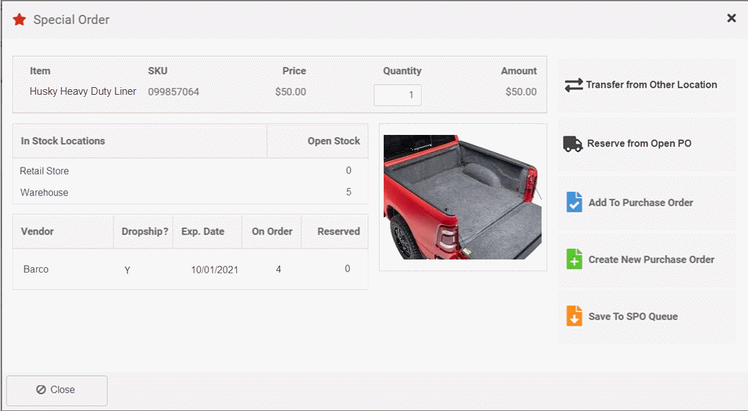 Special Order MicroBiz Best Cloud POS 1080