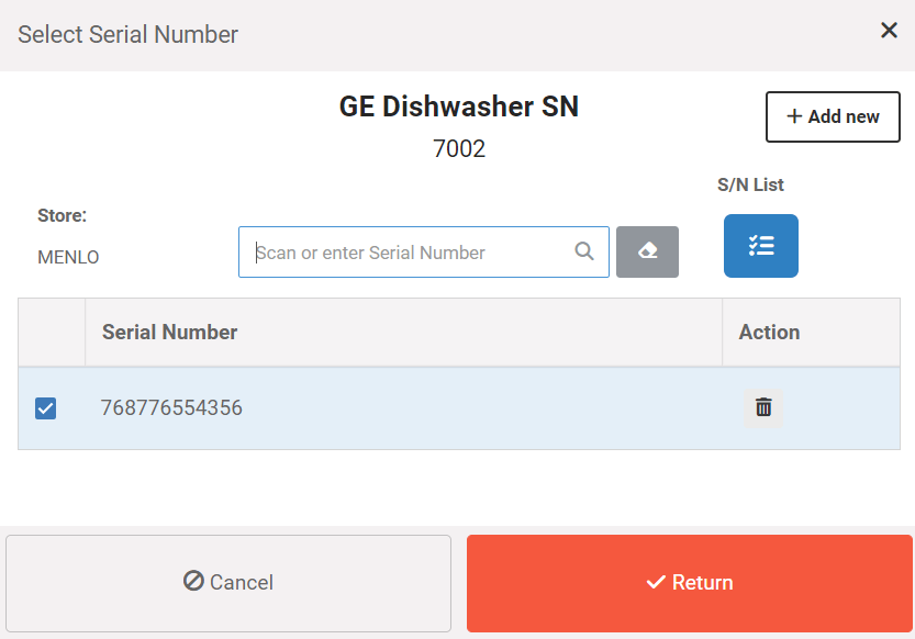 Product import via CSV file