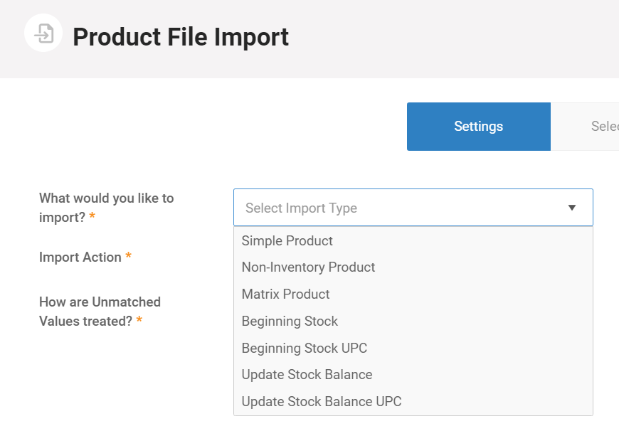 Update Product File Import MicroBiz Cloud POS