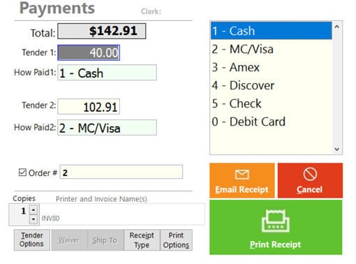 split tender payments pos