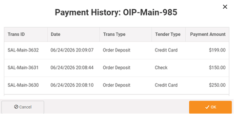 Payment History Microbiz-tiny